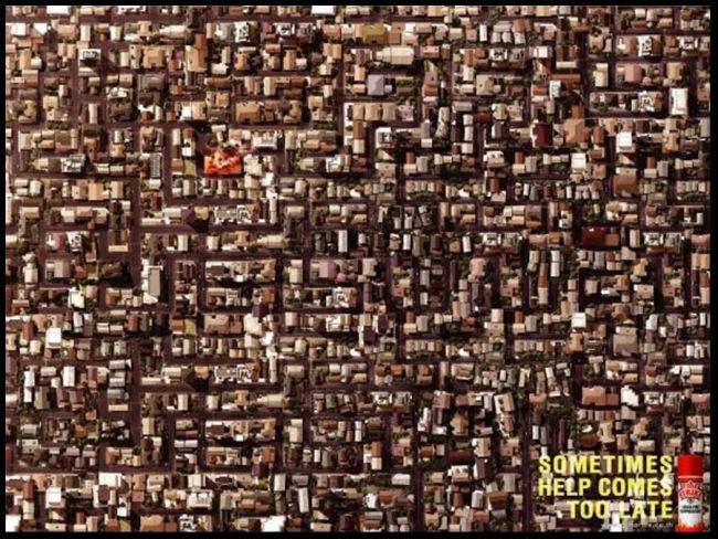 Fire Retardent advertising