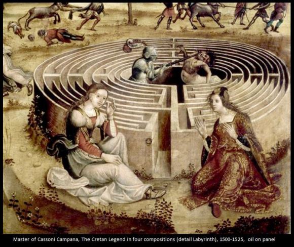 Master of Cassoni Campana Theseus and Cretan Legend