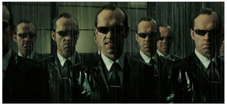 mr smith in the Matrix