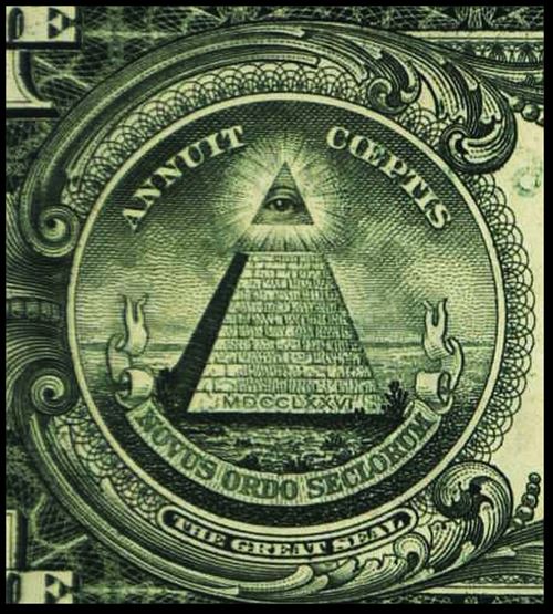 dollar bill - eye of provenance
