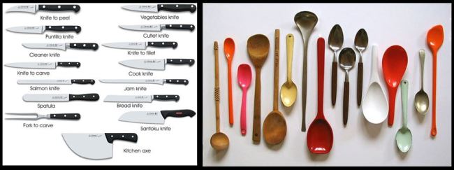 knives and spoons - gender semiotics