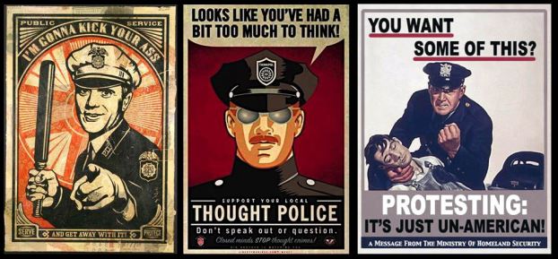 Authoritarian police in popular culture