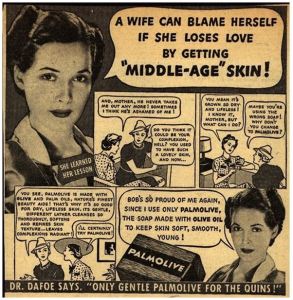 Palmolive ageing advertising